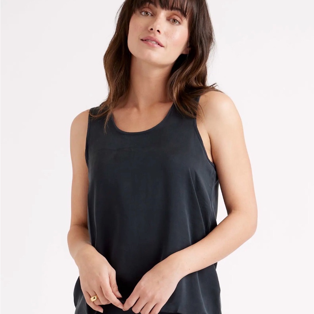 Quince Black Women's Pajama Top